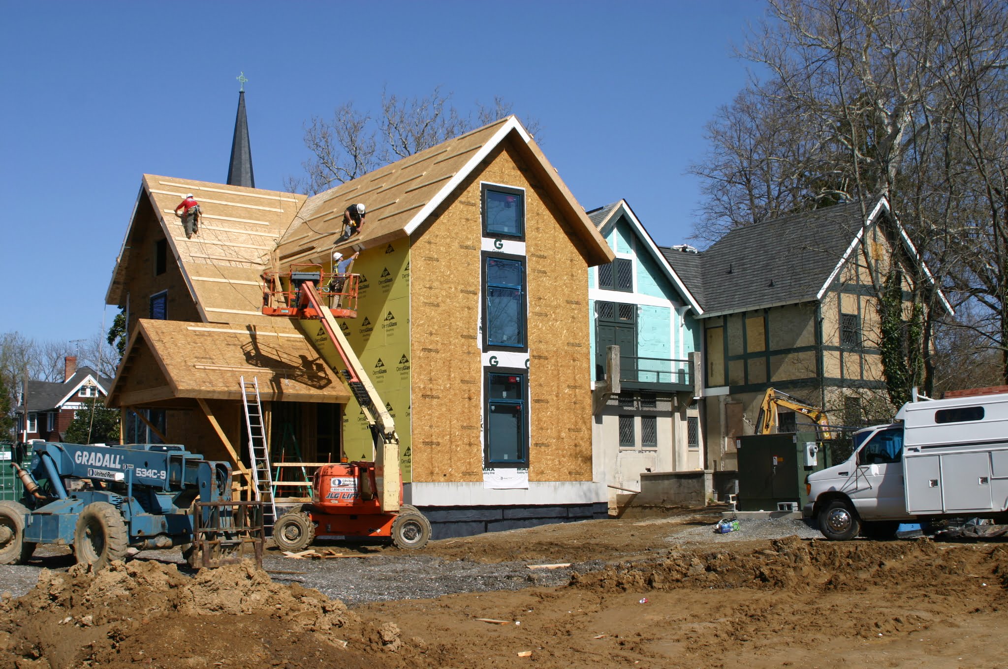 Parish houseunder construction.1383471319