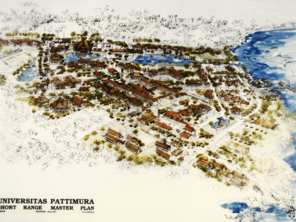 Universitas Pattimura campus Master Plan aerial.1383471346